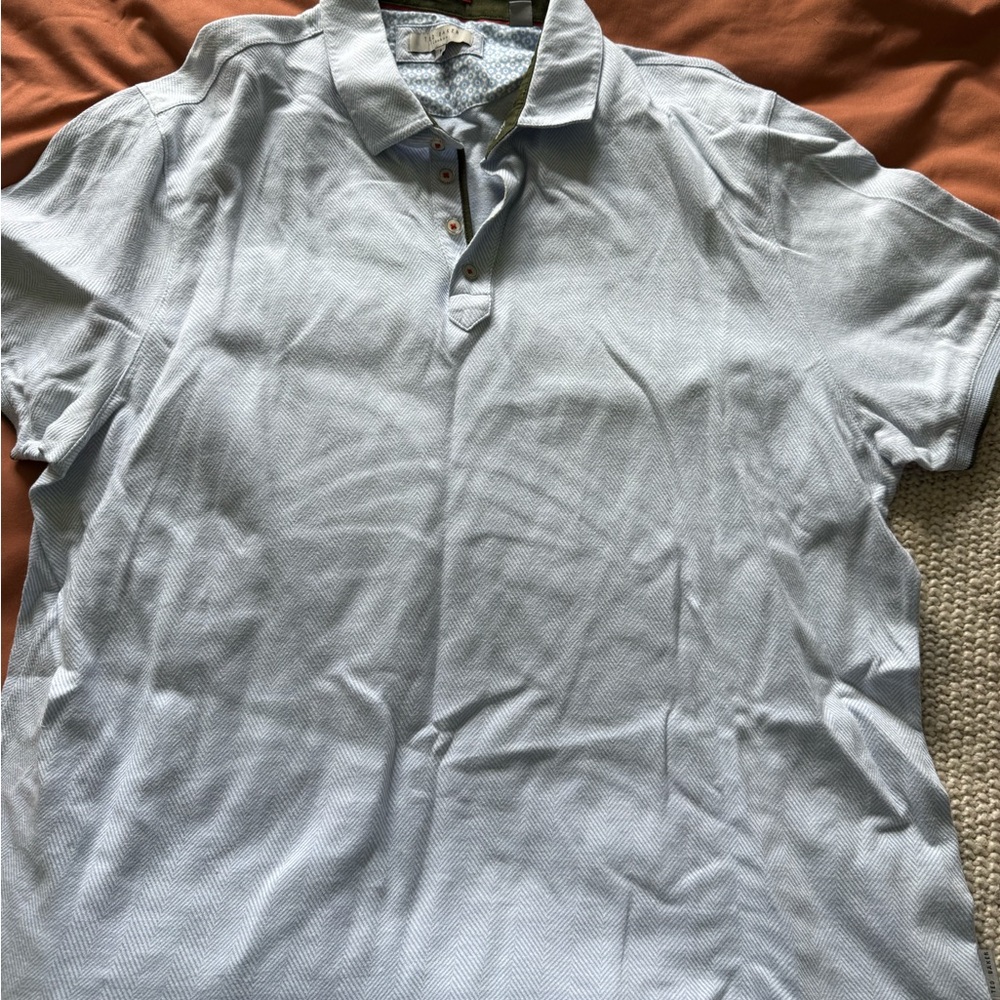 Ted Baker Sky Blue Polo Shirt